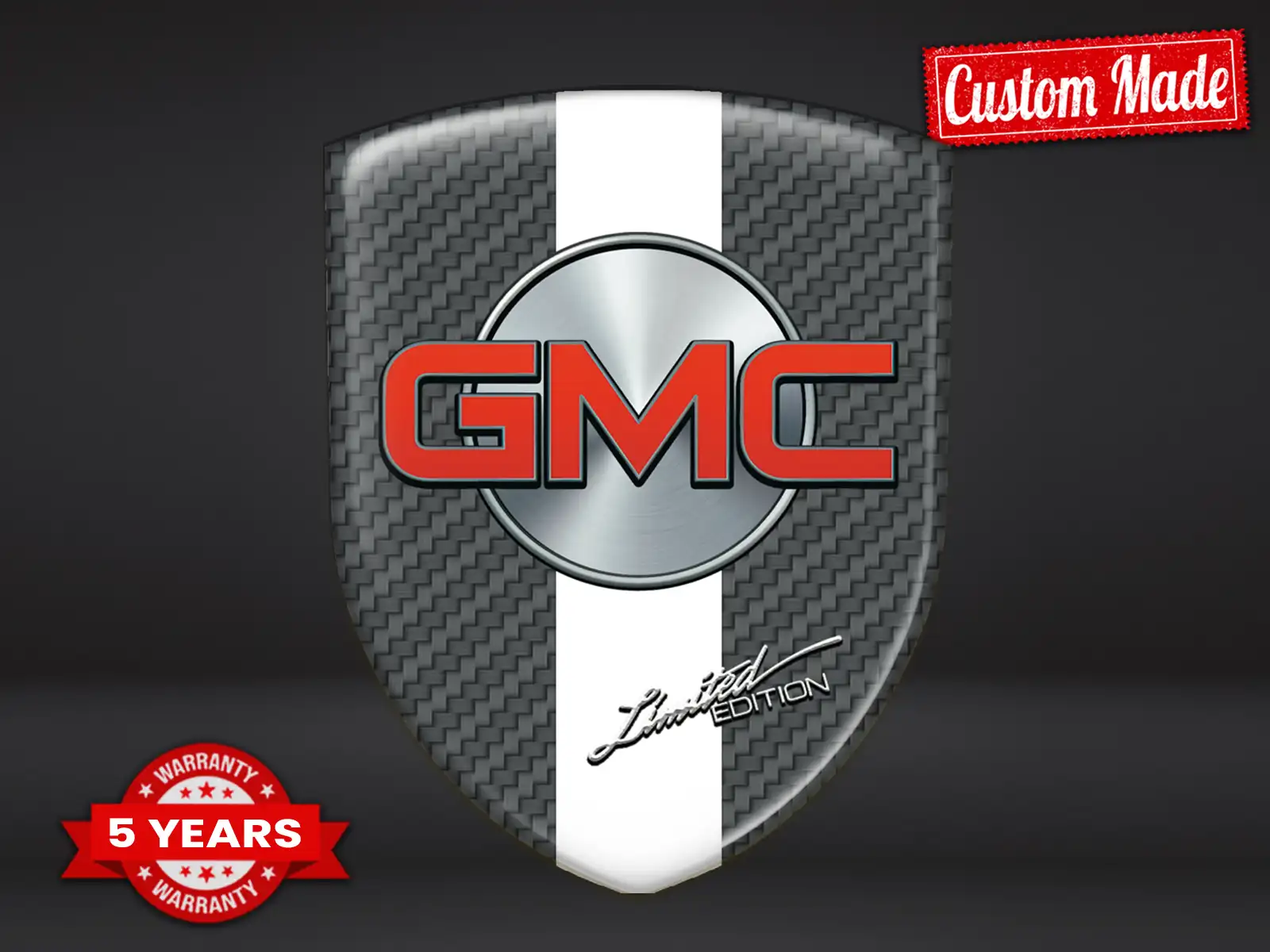 GMC Impresión Parachoques Deporte Premium Alta Calidad